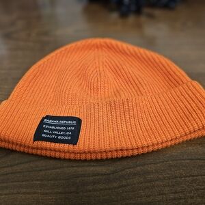 Banana Republic Orange Knit Beanie
